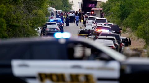 Migrants found 'suffocating' in Texas freight train; two dead