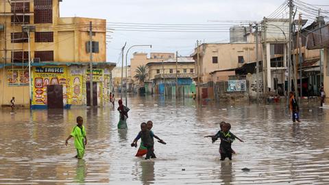 Over a dozen people dead after heavy rains trigger flash floods in Somalia