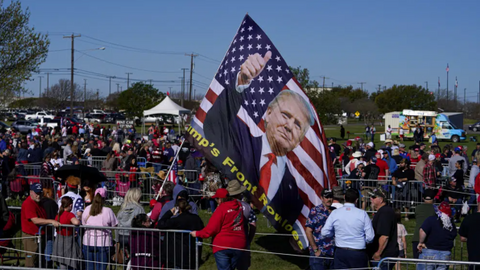 Trump loyalists flock to Texas for 2024 election rally