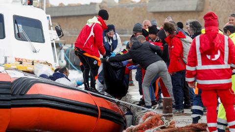 Tunisia coastguard recovers dozens of bodies after migrant vessels capsize