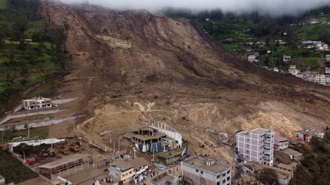 Several dead, dozens missing in Ecuador landslide