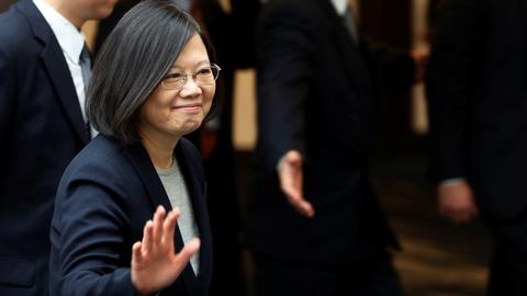 Taiwan president heads to US, Central America amid China's threats