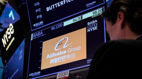 Asian markets rise on Alibaba boost as anxiety over banks starts to fade