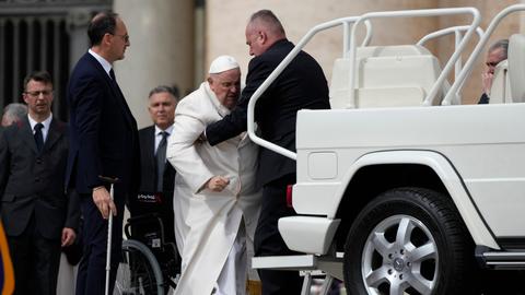 Pope Francis to remain in hospital after suffering from respiratory illness