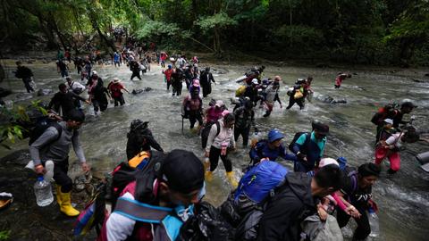 UN warns of ‘worrying’ rise in migrants crossing Darien Gap