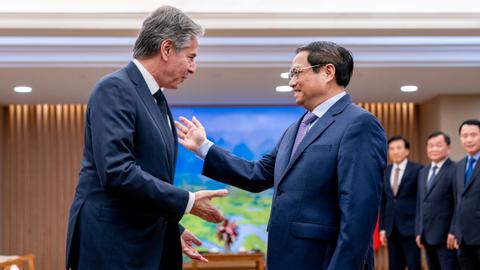 US, Vietnam aim to boost ties ‘to a new height’ as Blinken visits Hanoi