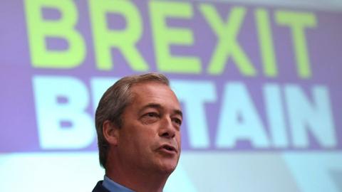 Leading Brexit campaigner Farage resigns party leadership