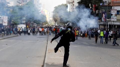 At least two shot dead as Kenya opposition defies protest ban