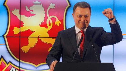 Macedonia's former PM Gruevski quits party leadership