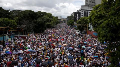 Massive Venezuela opposition rally demands Maduro's ouster