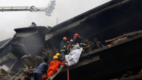At least 23 killed as fire engulfs Bangladesh factory