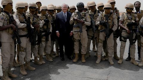 Tillerson ends Africa trip vowing US backing against terror
