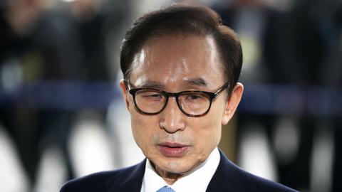 South Korea prosecutors seek arrest warrant for ex-president Lee