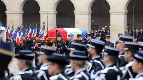 France honours gendarme who sacrificed his life in terror attack