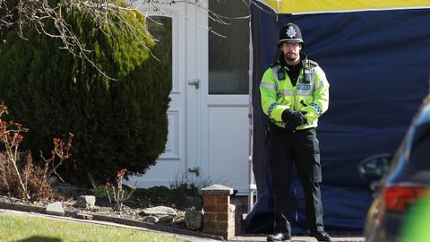 Russian ex-spy likely poisoned at front door, UK police say
