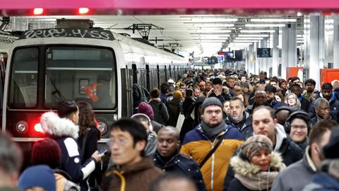 France copes with more rail strikes as labour unions dig in