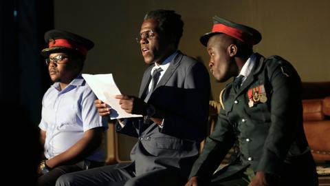 Zimbabwe play smashes taboo, mocking ousted Mugabes