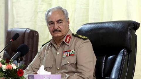 Car bomb hits convoy of eastern Libyan military commander