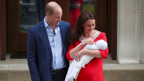 New son for Britain's Prince William and Kate