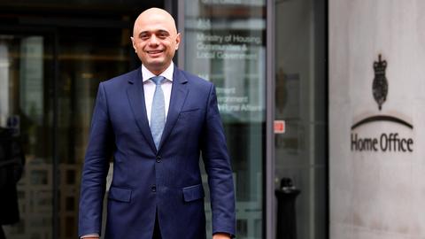 Britain's May appoints Javid as interior minister