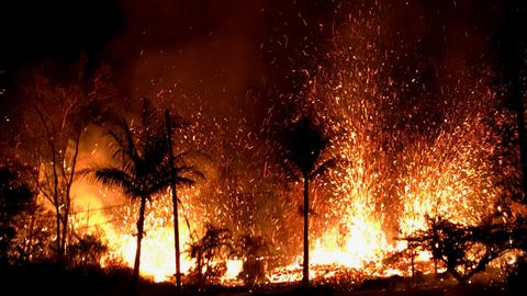 In pictures: Violent Hawaii volcano threatens mass evacuations