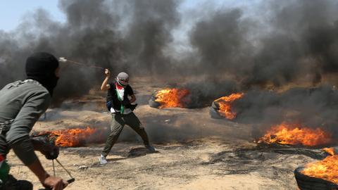 Protester shot on Gaza border as demonstrations continue