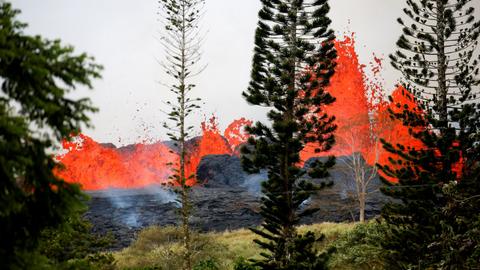 Hawaii reports first serious injury from volcano