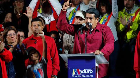 Venezuela's Maduro faces overseas condemnation after re-election