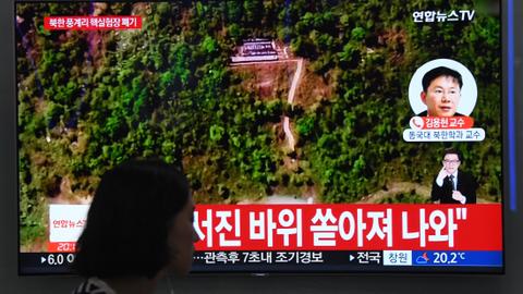 North Korea 'destroys tunnels' at nuclear test site