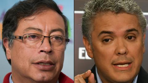 Colombian peace deal critic to face fiery leftist in presidential runoff