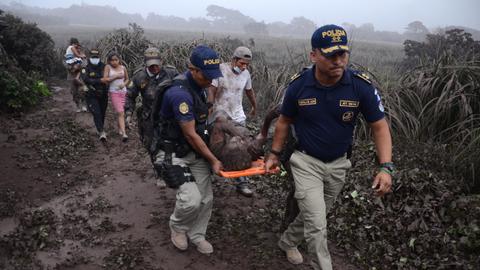 In pictures: Guatemala volcano eruption kills dozens