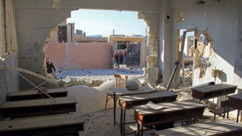 UNICEF says 22 schoolchildren and six teachers killed in Syria raid