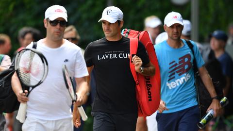 Tennis giants ready for Wimbledon amid football World Cup distraction
