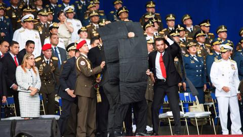 Venezuela's Maduro says drone blast was bid to kill him, blames Colombia