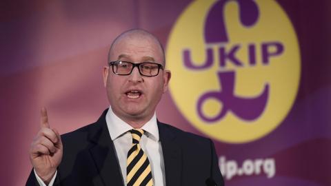 Britain's UKIP elects Nuttall to replace Farage as new leader