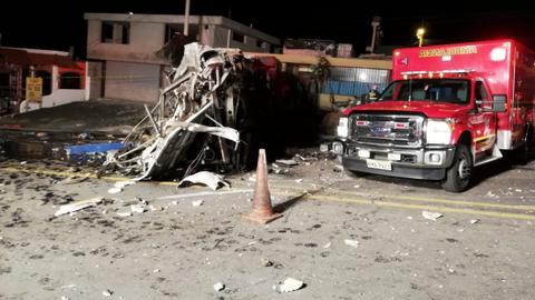 Bus crash in Ecuador kills at least 24 people
