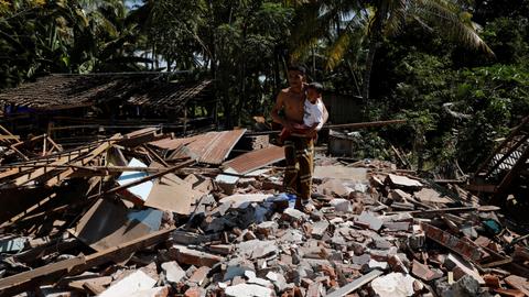 Strong earthquake jolts Indonesian island of Lombok