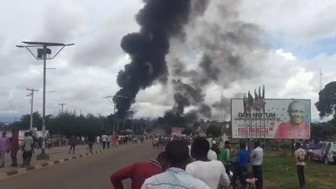 At least 35 killed in Nigerian gas tanker explosion