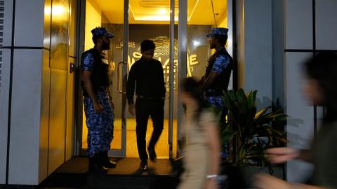 Maldives police raid opposition candidate’s office on eve of election