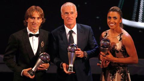 Modric and Marta win Best FIFA player 2018 awards
