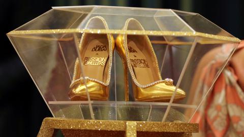 Dubai jeweller puts gem-studded $17M shoes on sale