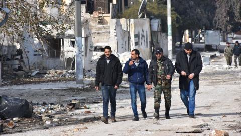 Syrians begin to return to regime-controlled Aleppo