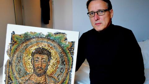 Missing St Mark mosaic finally returns to Cyprus