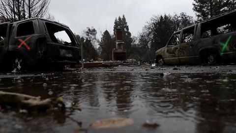 Rain complicates task of finding California fire victims' remains