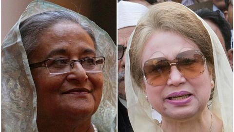 PM Hasina on top in battle of the Bangladesh Begums
