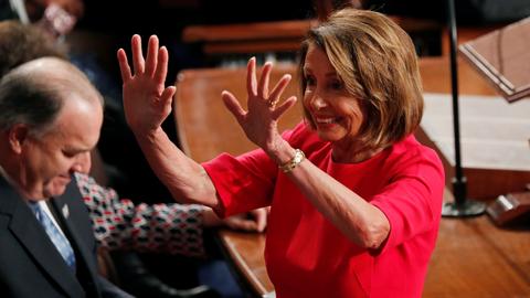Democrat Nancy Pelosi elected House speaker
