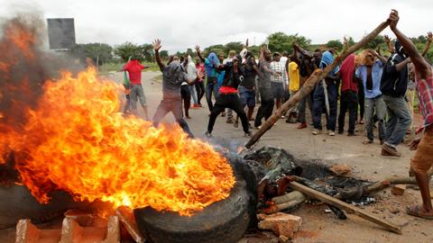 At least three killed in Zimbabwe fuel protests