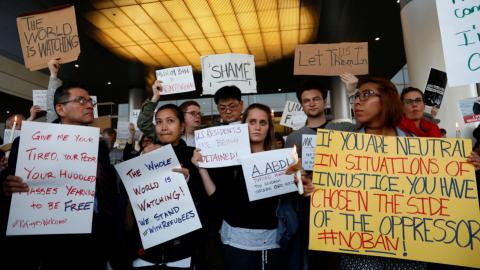 Trump travel ban triggers global deluge of outrage and criticism