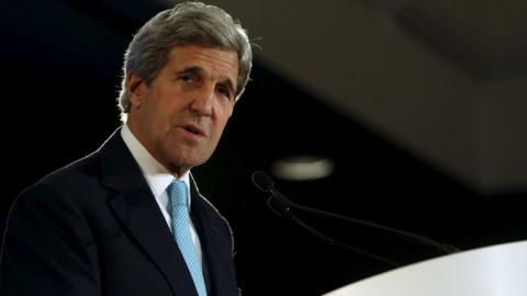 Kerry calls Russian flights over US warship ‘provocative'