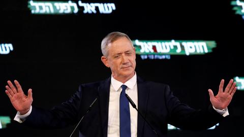 Netanyahu's election rival says Israel should not control Palestinians